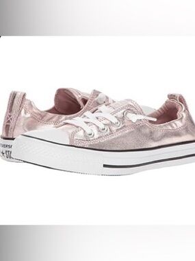 CONVERSE CHUCK TAYLOR ALL STAR SHORELINE METALLIC ROSE WOMANS 6.5